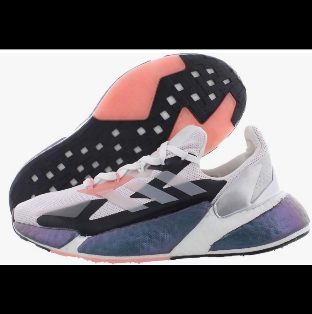 adidas Kids Sneakers in White, Black, and Pink